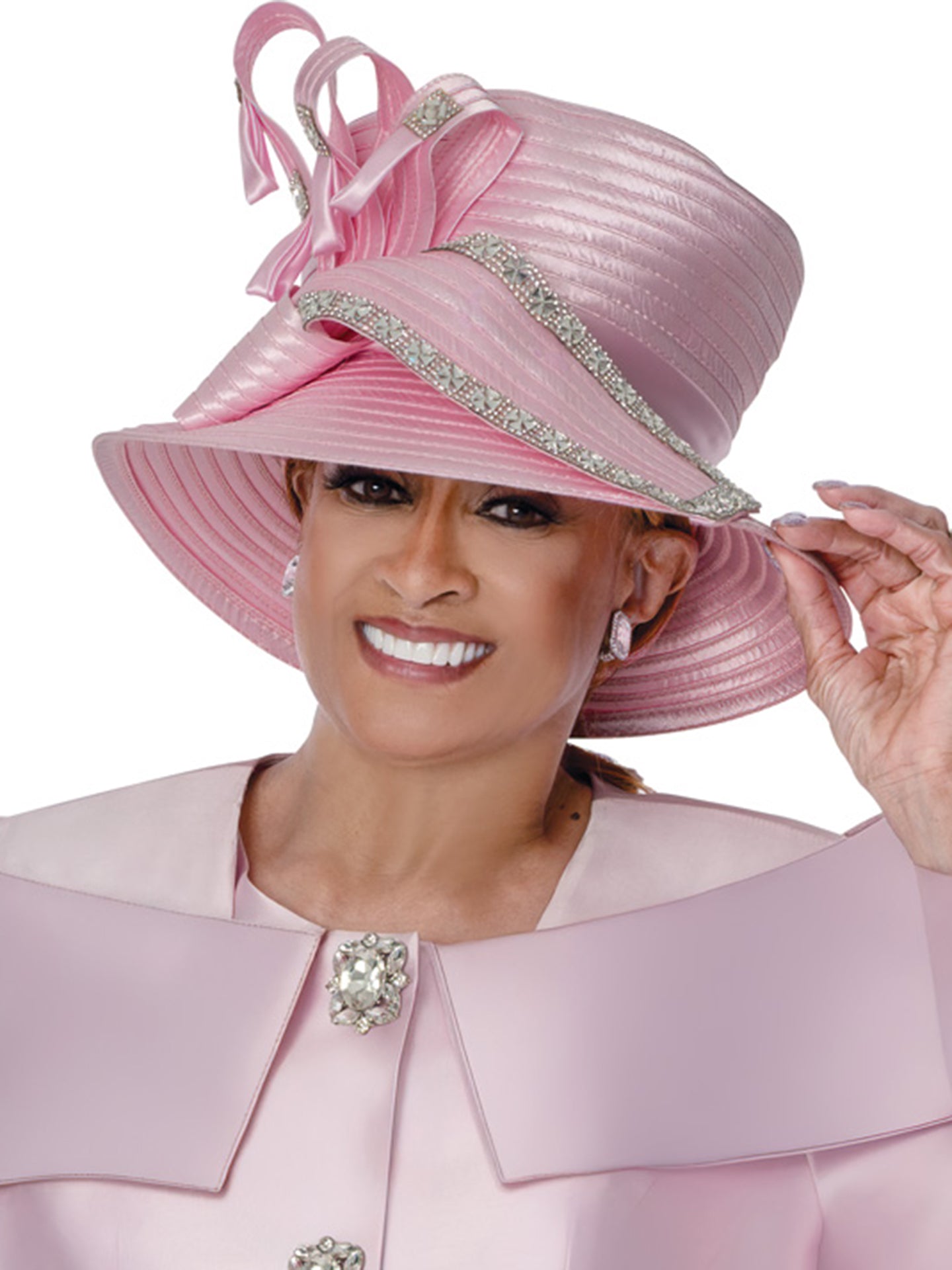 DORINDA CLARK COLE Rose Collection Church Hat Dorinda Clark Cole DCC Rose Collection – Tagged  main image 3