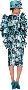 G9862 (Green/Multi, White)