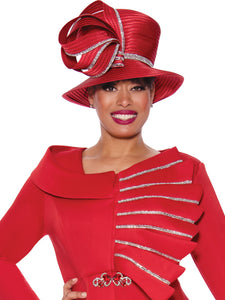 G9882 Hat (Black, Red)