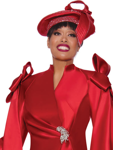 G9992 Hat (Black, Emerald, Red)