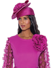 Load image into Gallery viewer, SL1552 Hat (Amethyst Purple, Black, White)