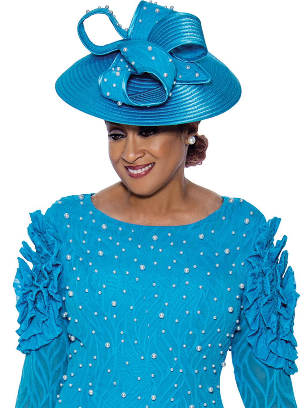 DCC4941 Hat (Turquoise, White)