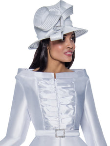G9632 Hat (Coral, White)